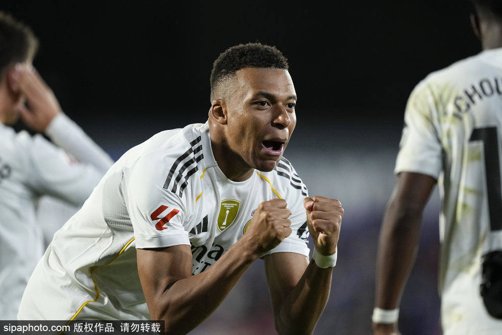 西甲-姆巴佩制胜居莱尔献助攻 皇马1-0九人赫塔费领跑